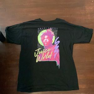 juice wrld graphic tee, large